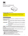 Proyector de Multimedia Guía del usuario