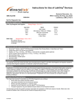 Instructions for Use of LabChip Devices