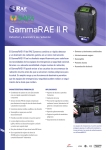 GammaRAE II R Detector y dosímetro de radiación