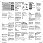 Guía del usuario del LG-T310