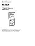 Guía del usuario Modelo 380363 Probador de aislamiento