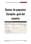 Gestor de paquetes Synaptic: guía del usuario - Versuky