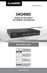 SW2400S Switch de 24-puertos 10/100Mbps Fast Ethernet