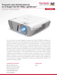 Proyector en red XGA LightStream™ de 1024x768