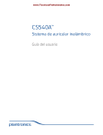 Manual Usuario Casco Inalámbrico CS 540
