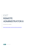 5. Trabajo con ESET Remote Administrator