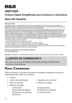 Para Comenzar - RCA Antennas