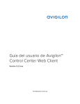 Guía del usuario de Avigilon™ Control Center Web Client