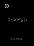 HP ENVY17 Pasos iniciales para 3D
