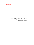 Email Agent de DocuShare Guía del usuario