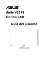 Serie VG278 Monitor LCD Guía del usuario