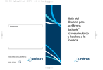 Guía del Usuario para audífonos Latitude™ retroauriculares y