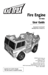 Fire Engine - KidTrax Toys