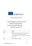 Apoyo lingüístico en línea Erasmus+ Sistema de gestión de