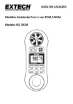 GUÍA DEL USUARIO Medidor Ambiental 5 en 1 con PCM / MCM