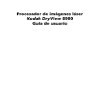 Procesador de imágenes láser Kodak DryView 8900 Guía de usuario