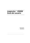 magicolor 2500W Guía del usuario