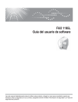 Guía del usuario de software FAX 1195L