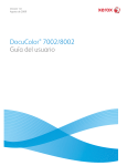 DocuColor® 7002/8002 Guía del usuario