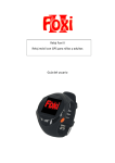 Reloj Foxi II Reloj móvil con GPS para niños y adultos Guía del