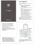 Guía Rápida Motorola RAZR2 V8