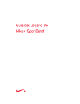 Guía del usuario de Nike+ SportBand