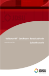 Validator-NTf Certificador de red/cableado Guía del usuario