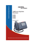 Nortel M3903 Guía de Referencia Rápida