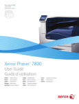 Impresora de color Phaser 7800 Guía del usuario