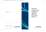 Guía del usuario para audífonos Latitude™ BTE Moxi™ / Moda™ II