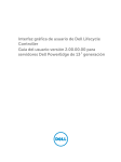 Interfaz gráfica de usuario de Dell Lifecycle Controller Guía del