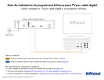 Guía de instalación de proyectores InFocus para TV