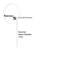 Scanner Sabre Modelo 1552 Guía del Usuario