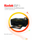 Impresora multifunción KODAK ESP 5 — Guía del usuario