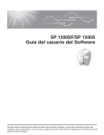 Guía del usuario del Software SP 1200SF/SP 1200S
