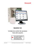 NetAXS-123 Unidad de control de accesos Guía del usuario