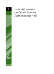 Guía del usuario de Quark License Administrator 4.01
