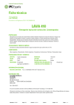 LAVA 410 - outlet de IP Cleaning España S.L