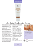 Aloe Body Conditioning Creme