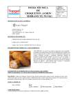 ficha técnica de croqueton jamon serrano tg 3x1 kg