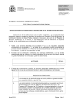 Nº Registro / Autorización - Ministerio de Sanidad, Servicios