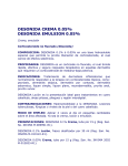 DESONIDA CREMA 0.05% DESONIDA EMULSION