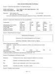 HOJA DE SEGURIDAD DEL MATERIAL Sección 1: Información del