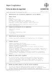 Ficha de datos de seguridad ACS0007/00