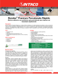 Bondex Premium Porcelanato Rápido