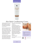 Aloe Body Conditioning Creme