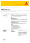 Sika MaxTack PDS - Sika Ecuatoriana