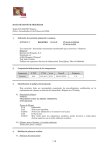 1 / 6 HOJA DE DATOS DE SEGURIDAD Según R.D 255