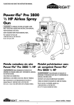 Power-Flo® Pro 2800 ½ HP Airless Spray Gun