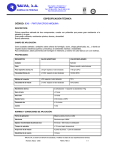 especificación técnica código: ie40